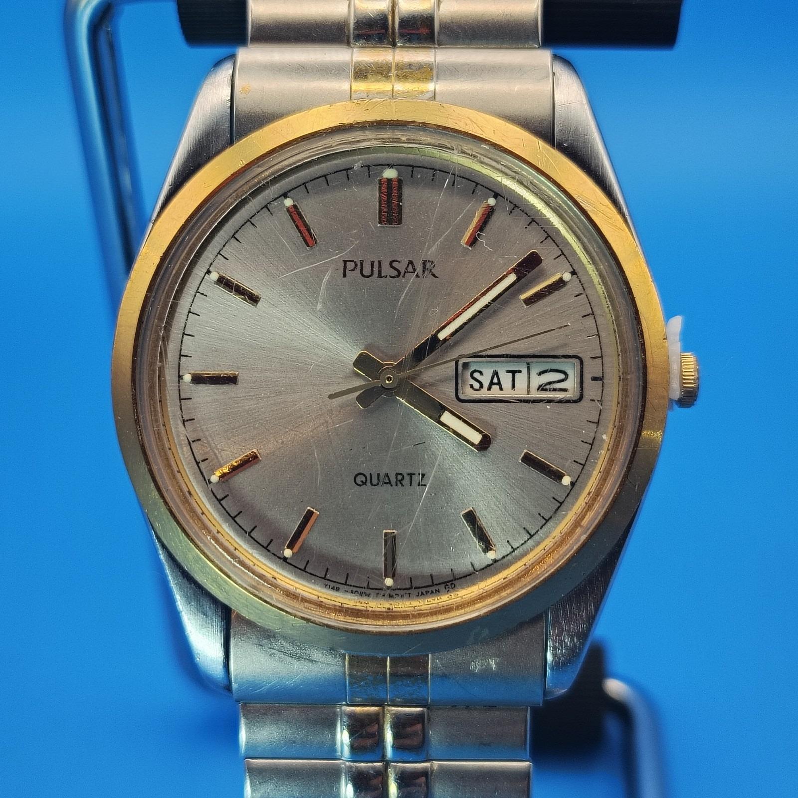 Vintage 1986 Pulsar by Seiko 34mm Men display picture 1