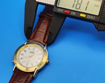 Vintage 1992‎ Timex Indiglo 33mm Women\'s Quartz Watch Genuine Leather Band Vintage 1992 Timex Indiglo 33mm Women main image 3