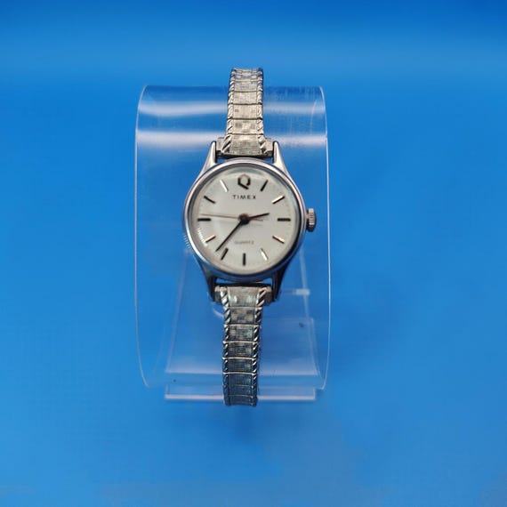 Vintage 1992 Timex Electronic Set 20mm Women\'s Quartz Watch Stretch‎ Bracelet Vintage 1991 Timex 20mm Women main image 3