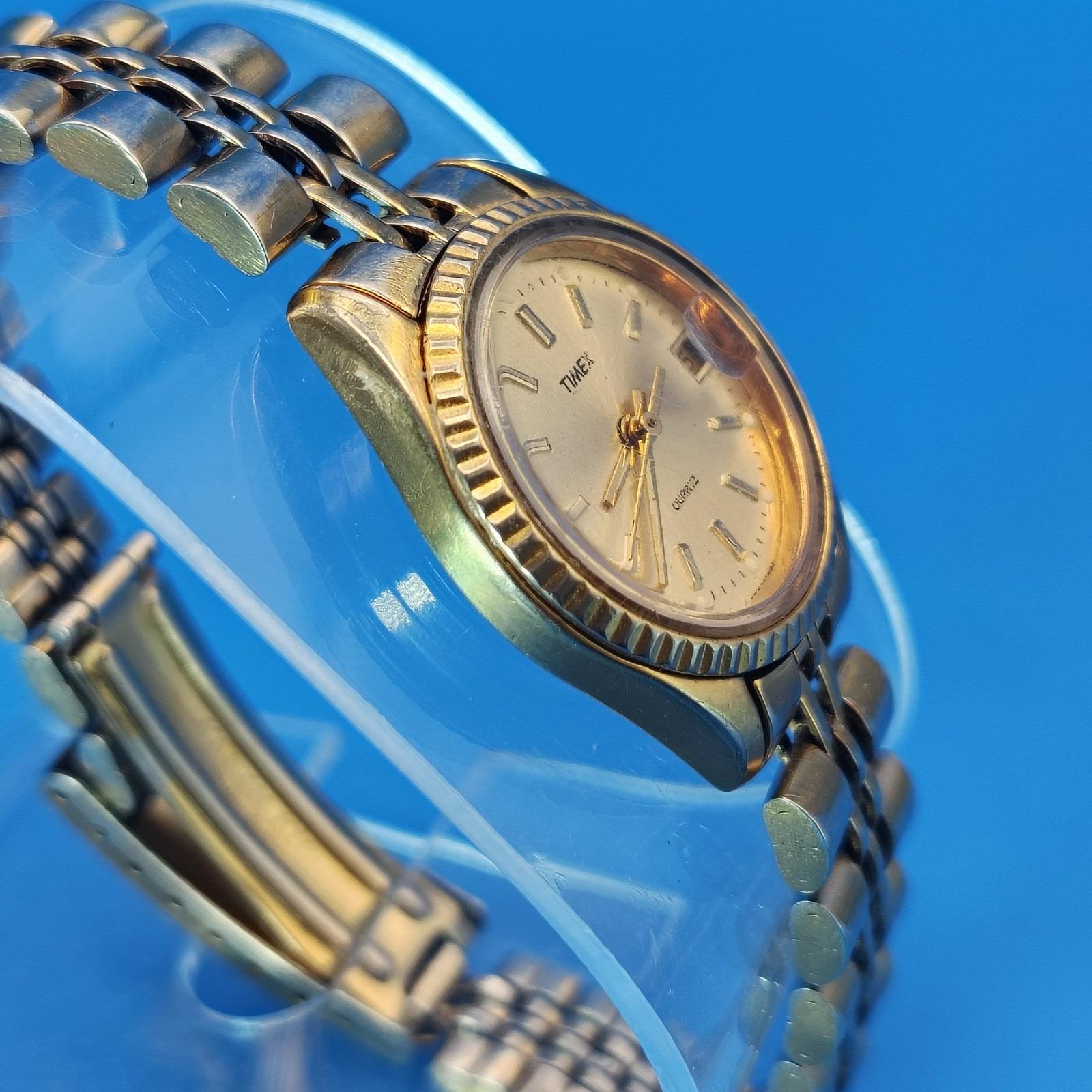 Vintage 1992 Timex Presidential Date 24mm‎ Women\'s Quartz Watch Sunburst Dial Vintage 1992 Timex Presidential Date 24mm Women main image 2