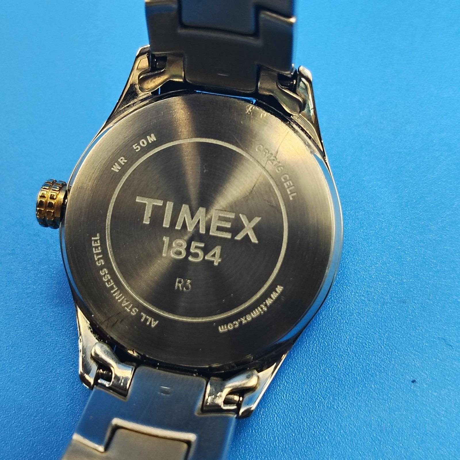 Vintage 2006 Timex Indiglo 27mm Two Tone Women display picture 3