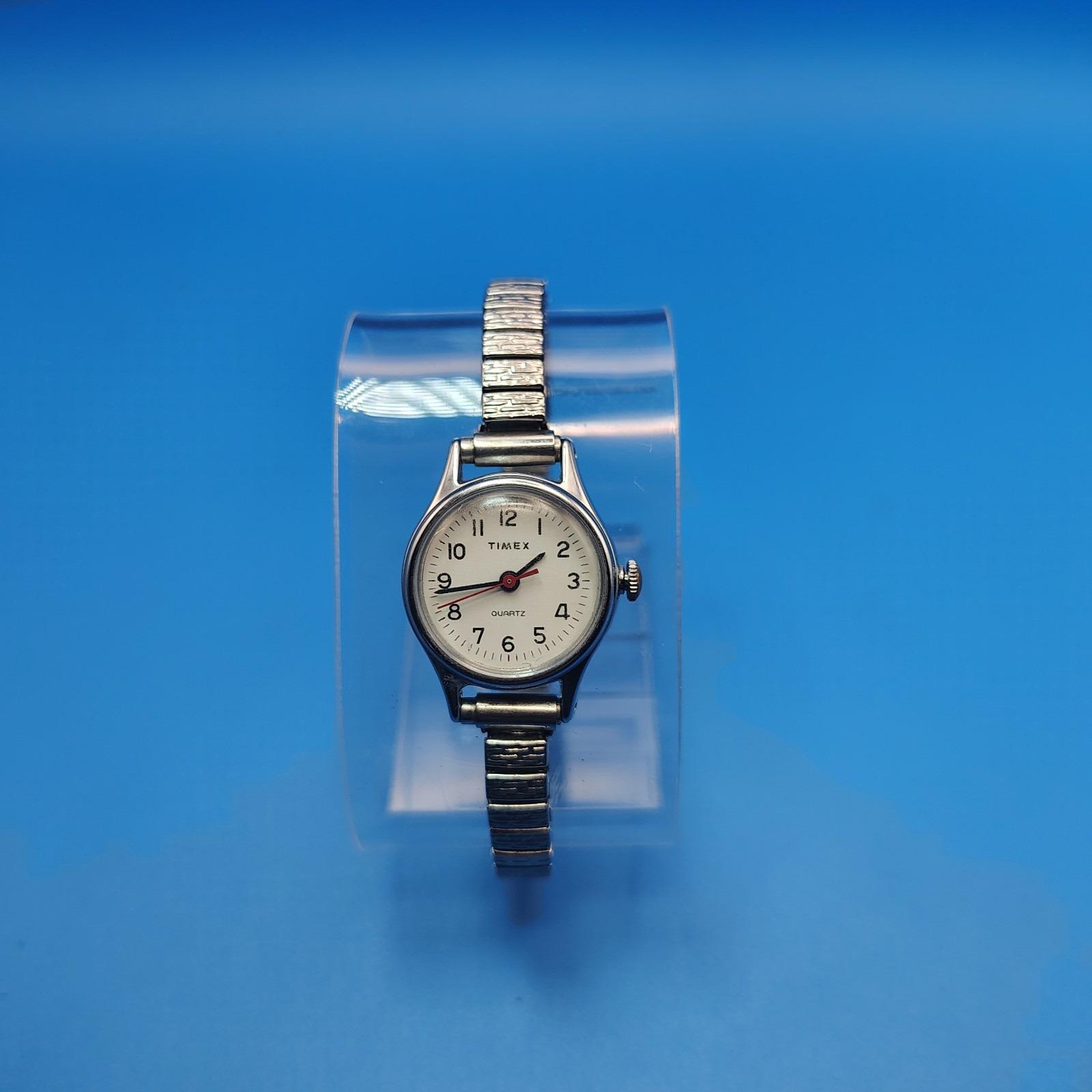 Vintage 1995 Timex 20mm Women\'s‎ Stainless Steel Quartz Cocktail Watch Restored Vintage 1995 Timex 20mm Women main image 3