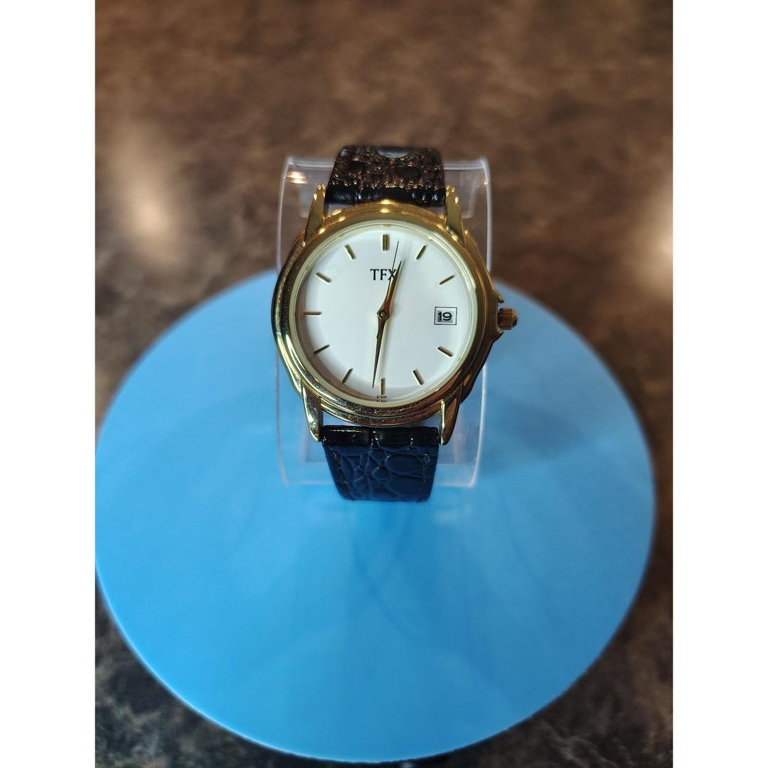 tfx bulova men's two tone watch