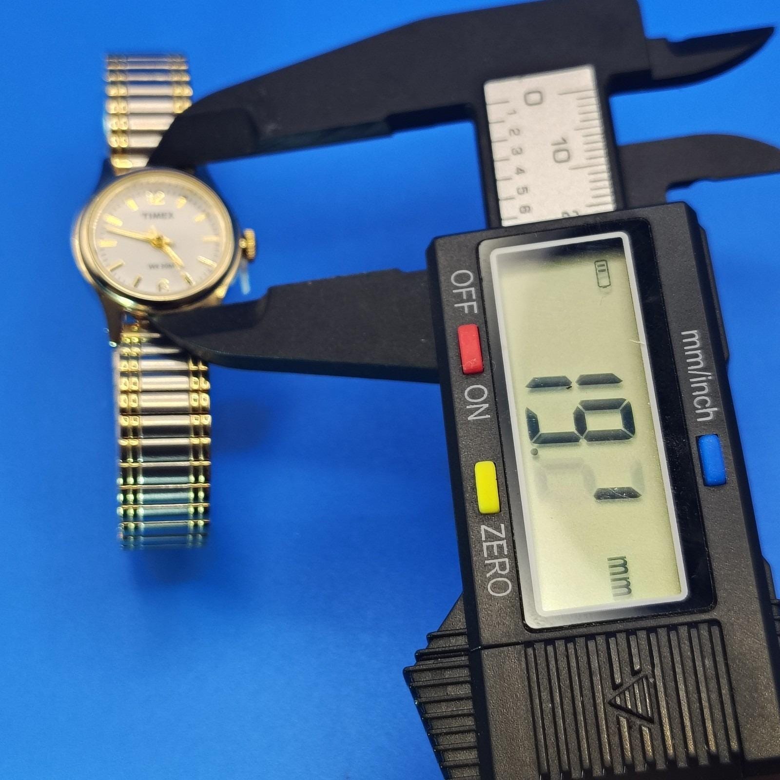 Vintage 2004 Timex 19mm Women\'s Two Tone Quartz Cocktail Watch Stretch‎ Bracelet Vintage 2004 Timex 19mm Women main image 3