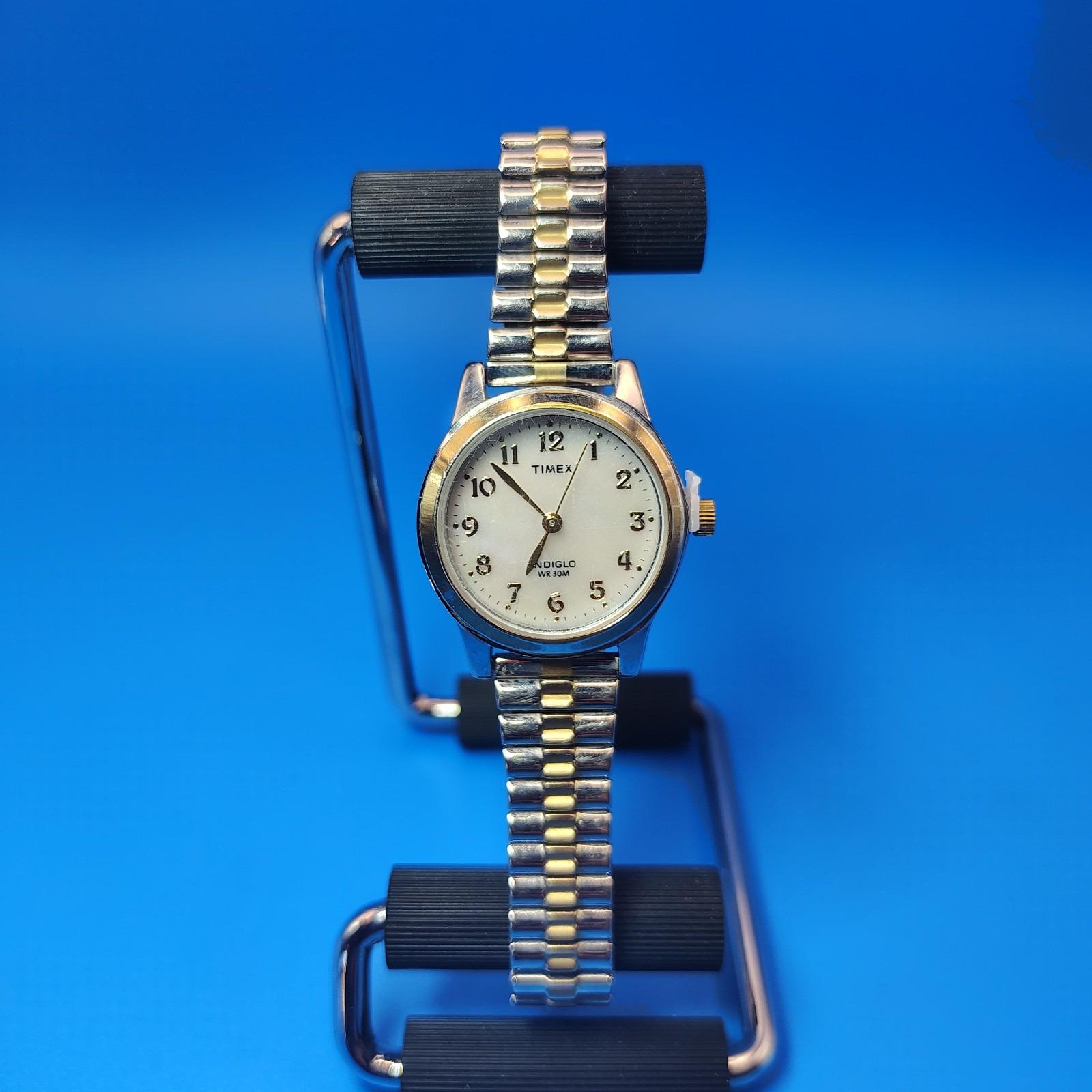 Vintage 2006 Timex Indiglo 27mm Two Tone Women\'s‎ Quartz Watch Fully Restored Vintage 2007 Timex 27mm Two Tone Women main image 2