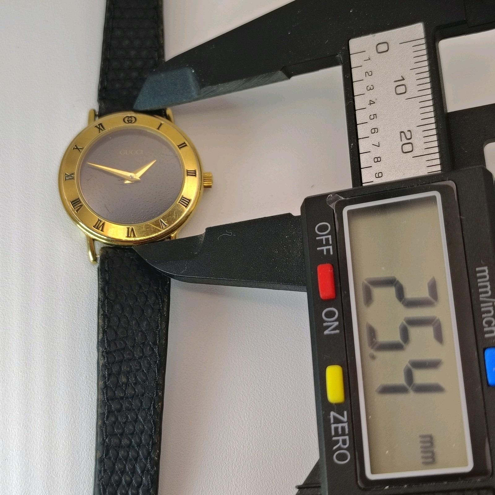 Vintage 1992 Authentic GUCCI 3001L Swiss Womens Quartz Watch 