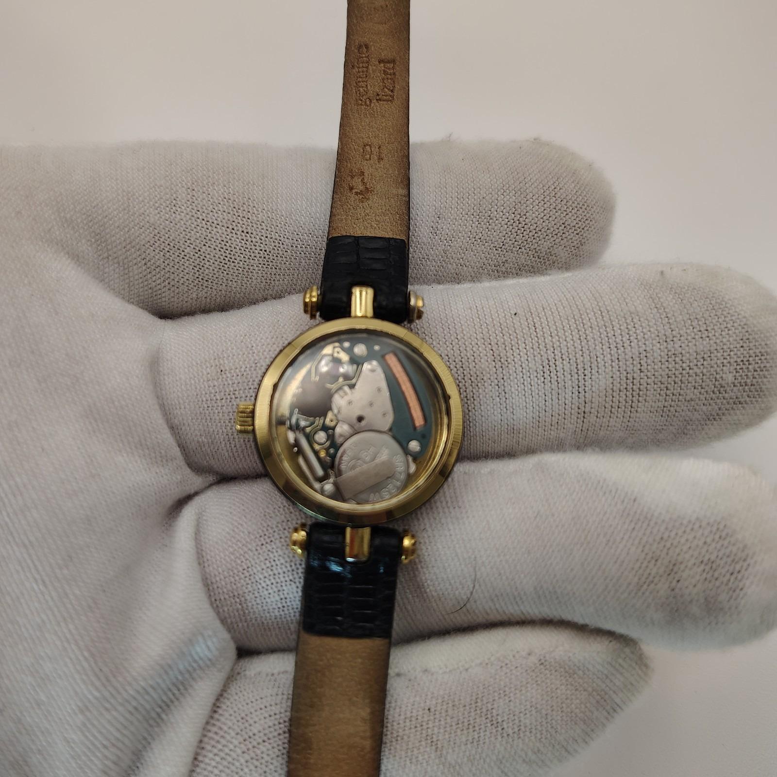 Vintage Authentic GUCCI 2000L SWISS Women\'s Quartz Watch Lizard‎ Skin Band Vintage Authentic GUCCI 2000L SWISS Women main image 4