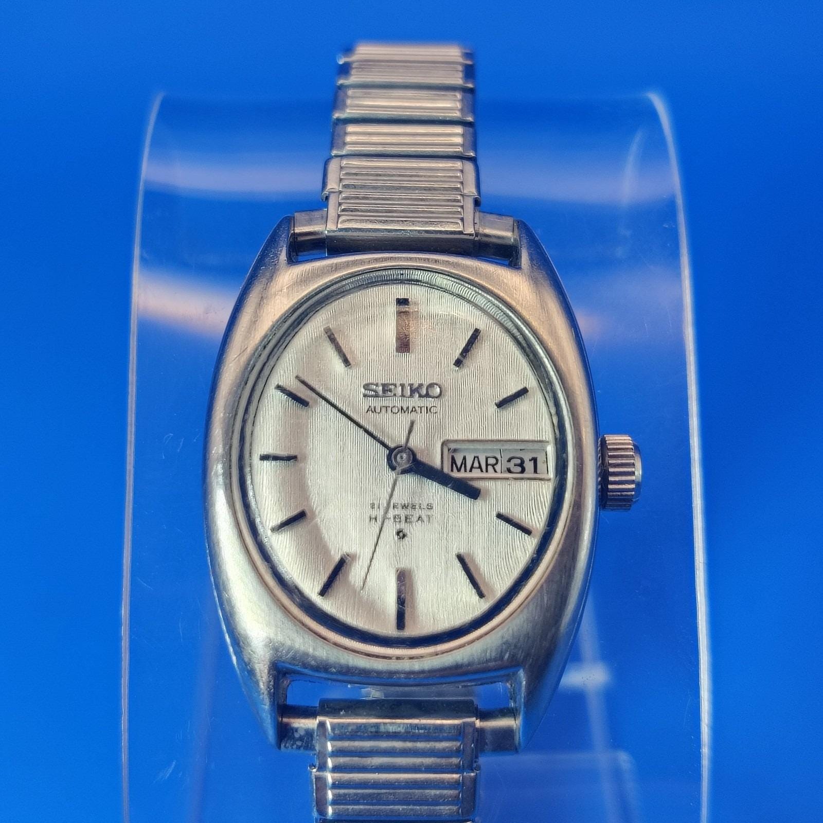 Vintage 1972‎ Seiko Hi-Beat 21 Jewel Automatic Movement Mechanical Tank Watch Vintage 1972 Seiko Hi-beat 21 Jewel Automatic Movement  main image 3