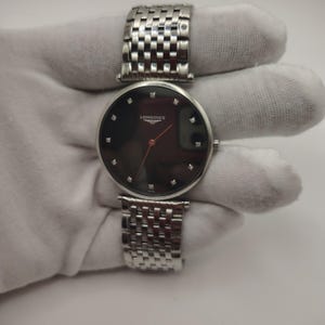 Authentic Longines La grande Classique Genuine Diamond Swiss Mens Quartz Watch