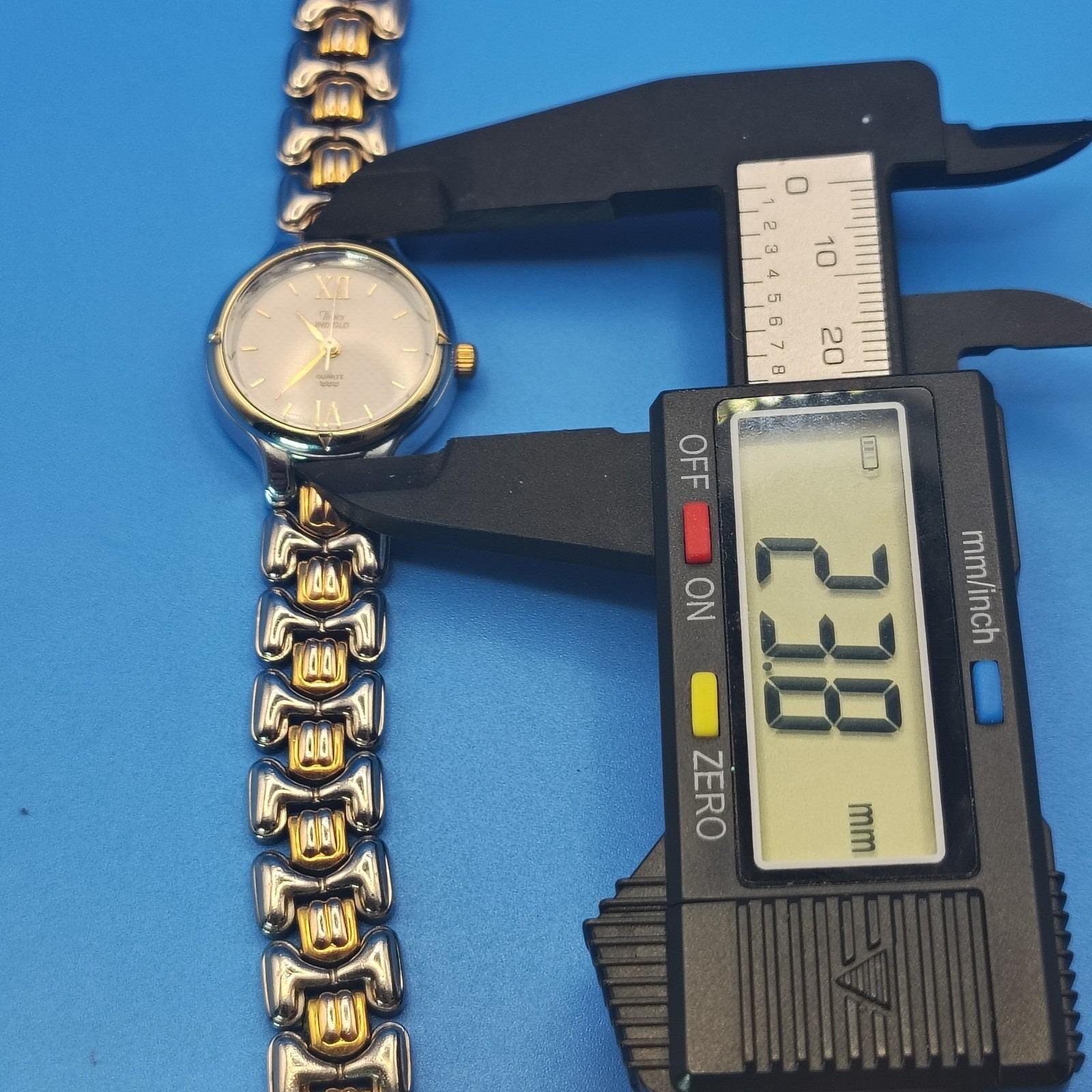 Vintage 1996‎ Timex Indiglo Two Tone 24mm Women\'s Quartz Watch Fully Restored Vintage 1996 Timex Indiglo Two Tone 24mm Women main image 3