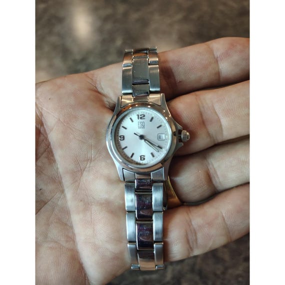 Vintage Women\'s ESQ Watch By Movado Swiss Silver Vintage Esq by Movado Ladies Silver Tone Tank Watch Swiss  main image 3