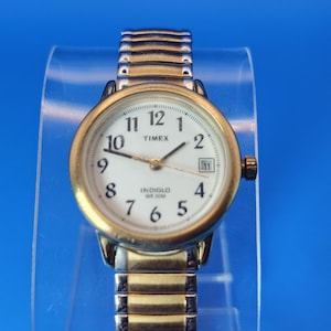 Vintage‎ 2014 Timex Easy Reader 30mm Women\'s Quartz Watch Fully Restored Vintage Timex Easy Reader Watch Women 32mm Gold Tone Water  main image 3