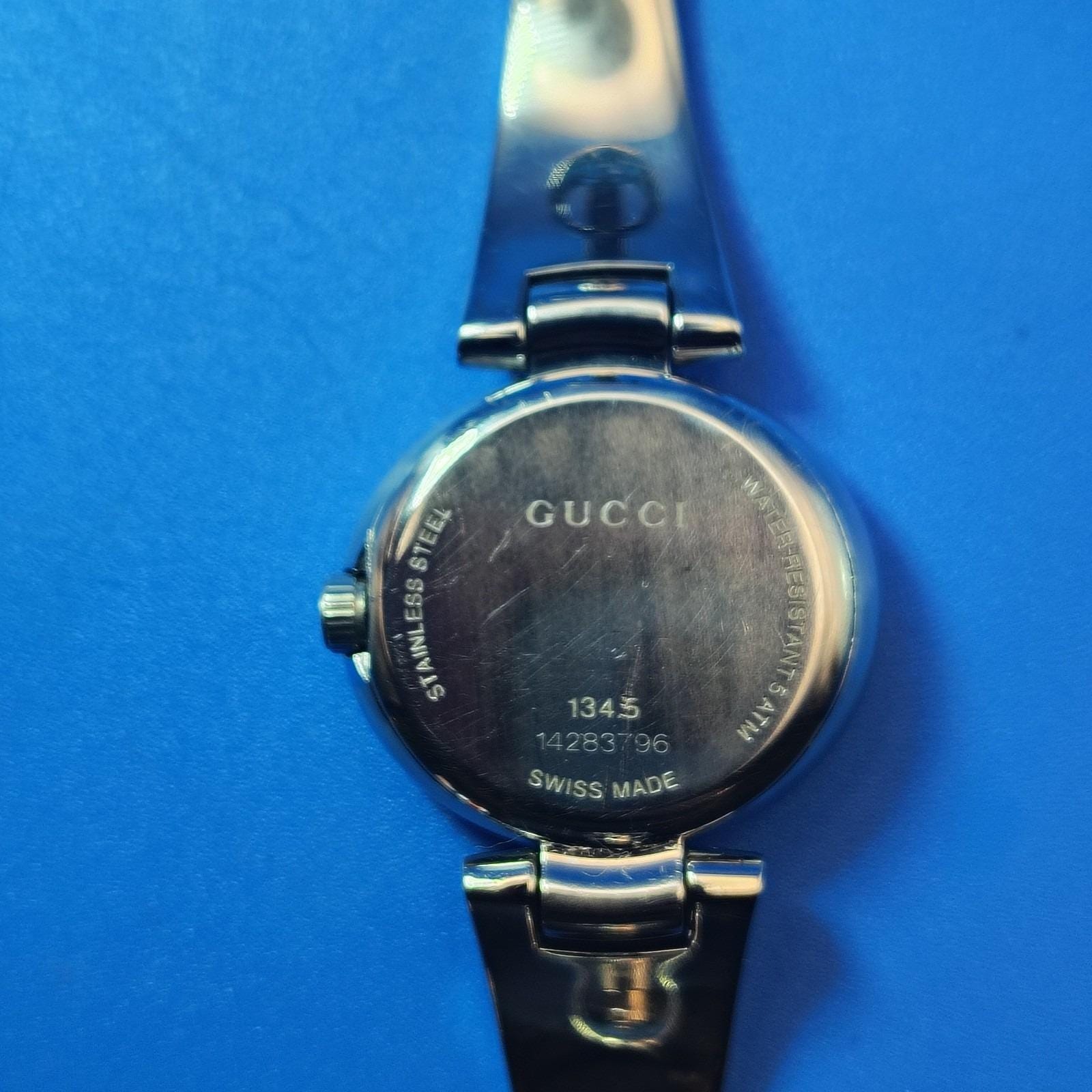 Vintage 1992 Gucci 1345 G-Series Swiss Made‎ 23mm Women\'s Quartz Bangle Watch Vintage 1992 Gucci 1345 G-series Swiss Made 23mm Women main image 2