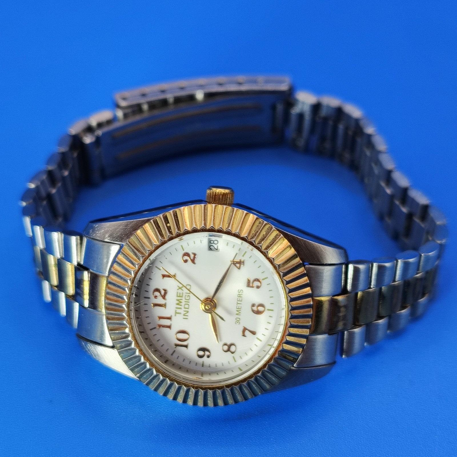 Vintage 2001 Timex Indiglo Presidential Date 25mm Women display picture 2