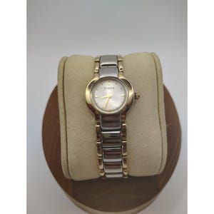 Timex Two Tone Women&#39;s Quartz Watch Stainless Steel Bracelet