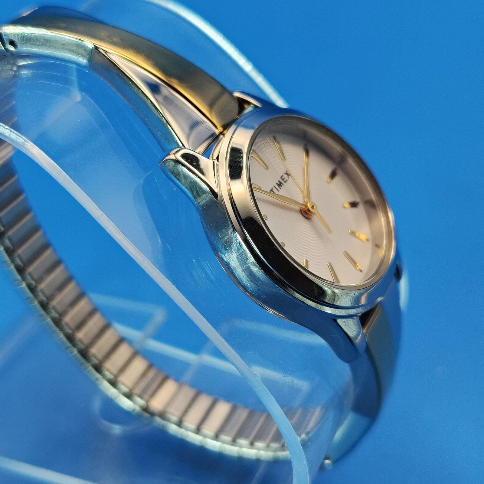 Vintage 2010 Timex Elegant Series 25mm Women\'s Quartz‎ Two Tone Watch Vintage 2010 Timex Elegant Series 25mm Women main image 4