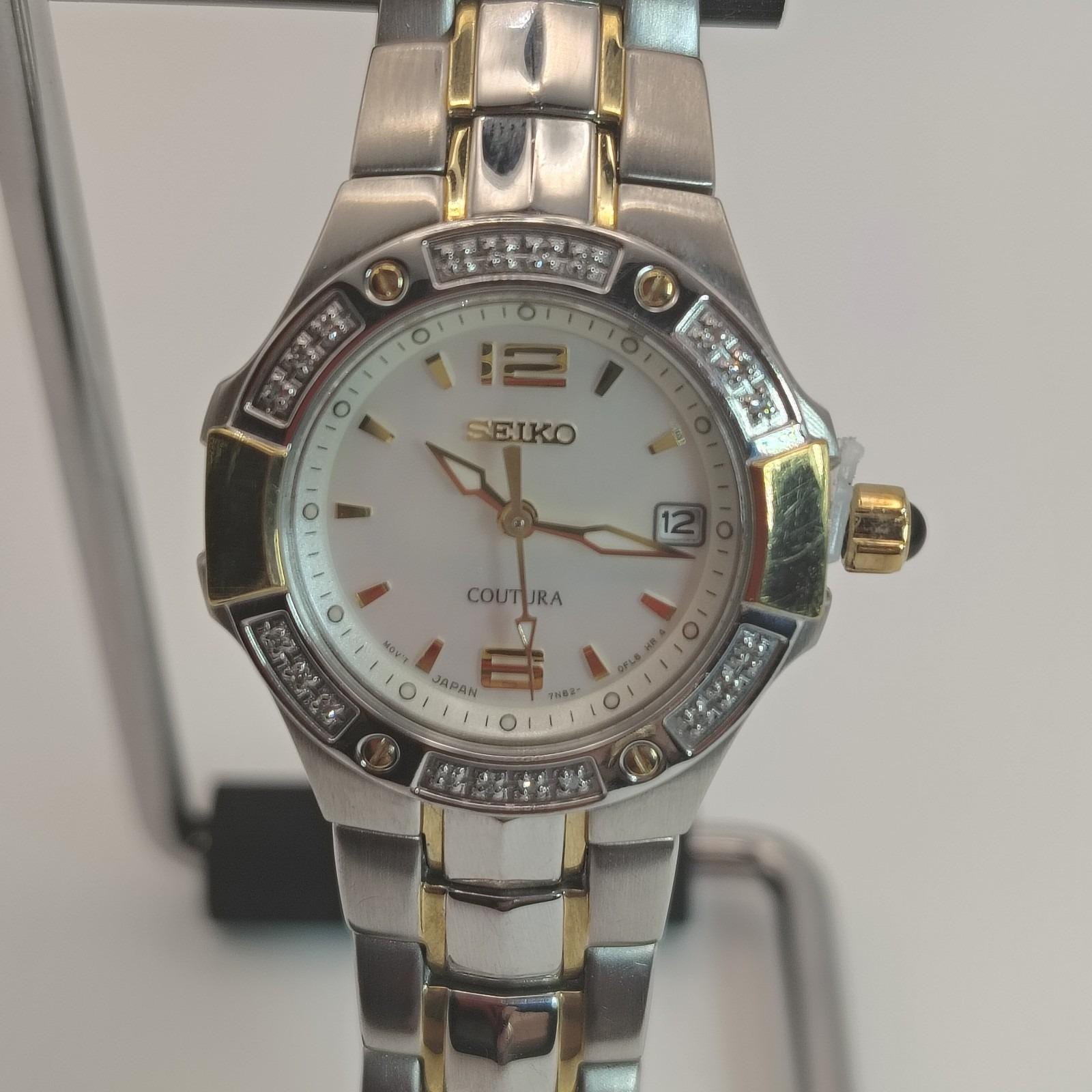 Vintage 2006 Seiko Coutura Solar Genuine Diamond Japanese  display picture 1