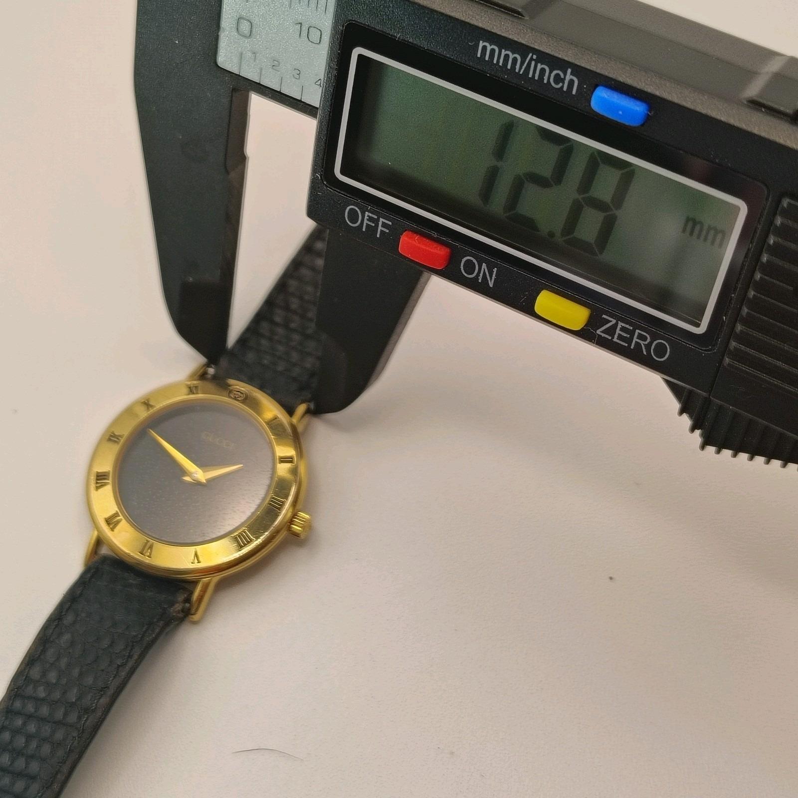 Vintage 1992 Authentic GUCCI 3001L SWISS Women\'s Quartz Watch Lizard Band‎ Vintage 1992 Authentic GUCCI 3001L Swiss Womens Quartz Watch  main image 4