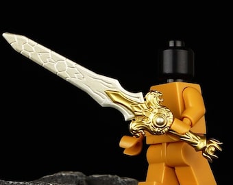 Custom Minifigur Turalyon Schwert, World of Warcraft Mittelalter Fantasy Rollenspiel Ausrüstung