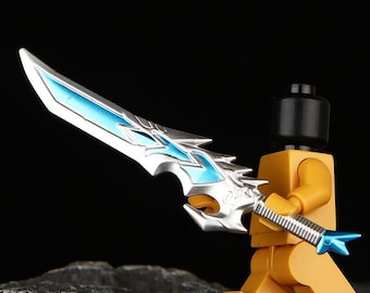 Custom Minifigur Das unzerbrechliche Wille-Schwert, World of Warcraft Mittelalter Fantasy Rollenspiel Ausrüstung
