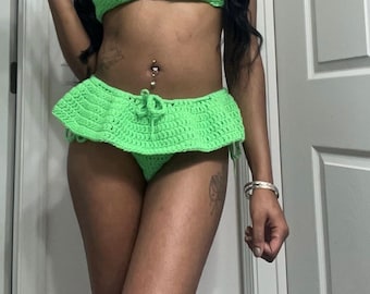 Crochet 3 piece Bikini set