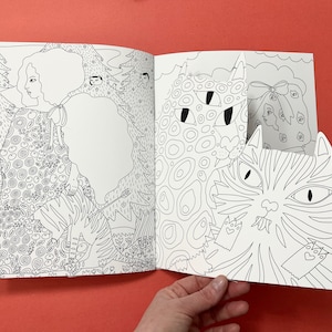 To the Witch's House We Go coloring book with handcut pages image 9