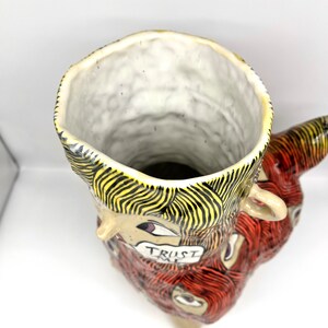 EYES EYES EYES Gremlin Handpainted Sculptural Ceramic Vessel image 3