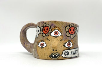 Go Away - 3-eyed Lady Mug