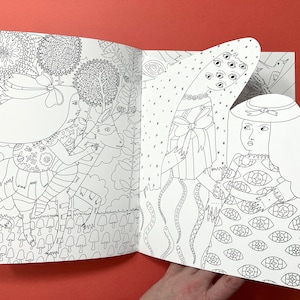 To the Witch's House We Go coloring book with handcut pages image 4