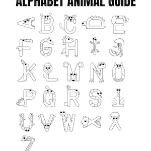 Alphabet Craft Printable PDF for Early Learners