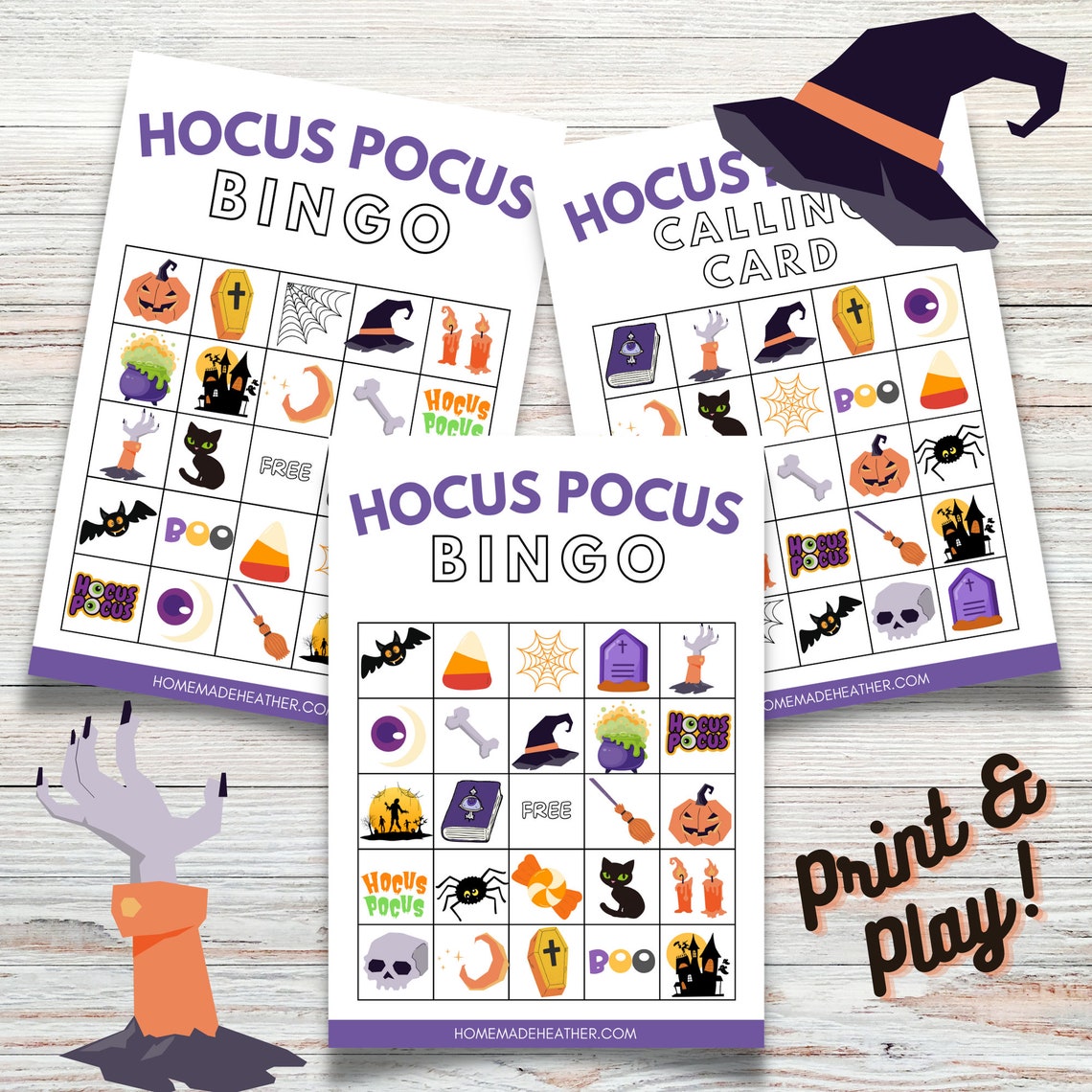 Hocus Pocus Printable Bingo Hocus Pocus Bingo Game Printable - Etsy Canada