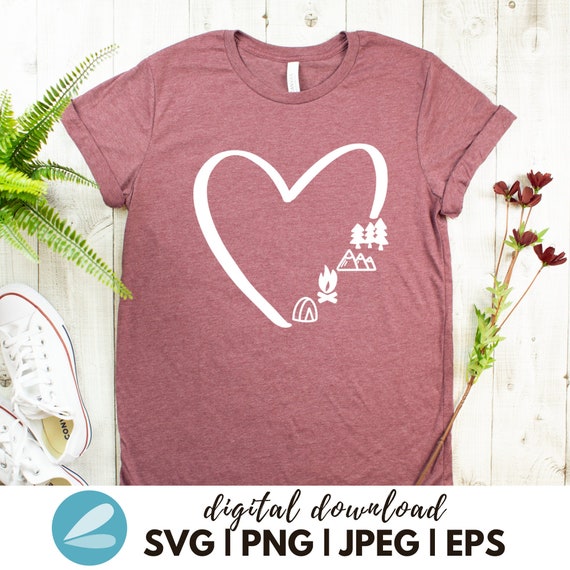 Download Heart Camping Svg Heart Camping Png Heart Camping Jpeg Etsy