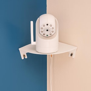 Baby Monitor Wall Mount – Angled Camera Shelf for Nursery – Universal Baby Camera Holder