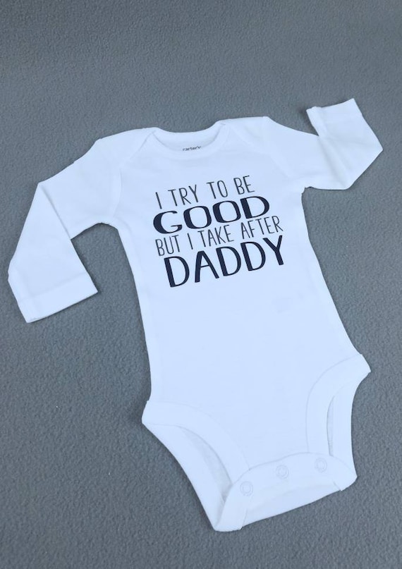 daddys boy baby shirt