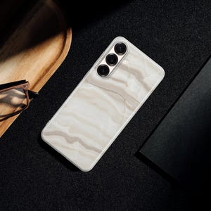 Minimalist Marble Tough Phone Case, Cover for iPhone 16, 15 Pro Max, 14, Samsung Galaxy S25 Ultra, S24+, A56