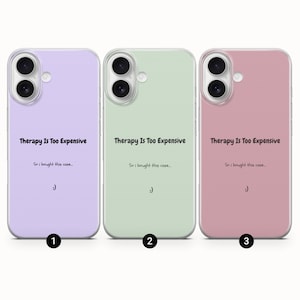 Funny Mental Health iPhone 16 Pro Max Case: Durable TPU Gel Cover