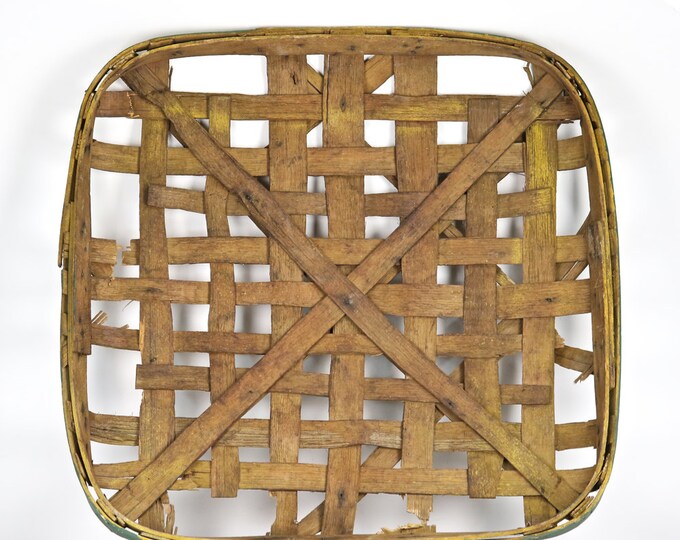 Tobacco Basket Vintage Tobacco Basket Old Tobacco Basket Etsy