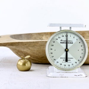 Vintage White Scale Farmhouse Decor Rustic Decor Kitchen Decor