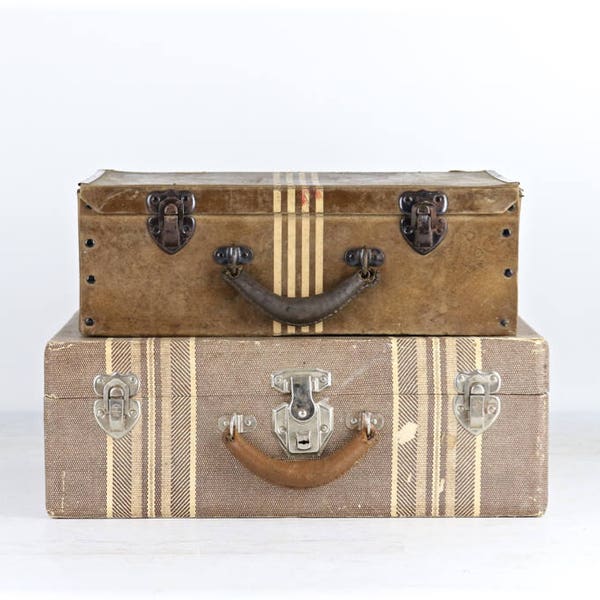 Reserved Vintage Suitcase Stack, Stack Of Suitcases, Vintage Suitcase, Vintage Suitcases, Stack Of Old Suitcases, Suitcases, Suitcases