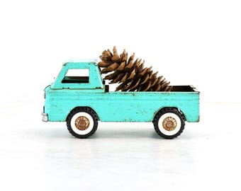 Vintage Nylint Toy Truck, Kids Room Decor, Man Cave Decor, Succulent Holder