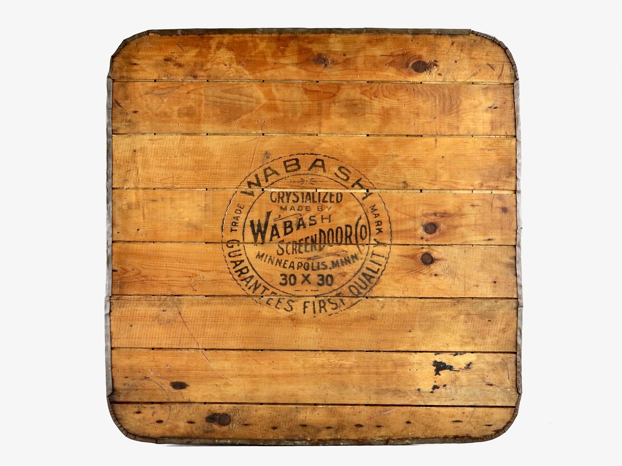RARE Antique WABASH Stove Board, SCREEN DOOR CO. Minneapolis. 36