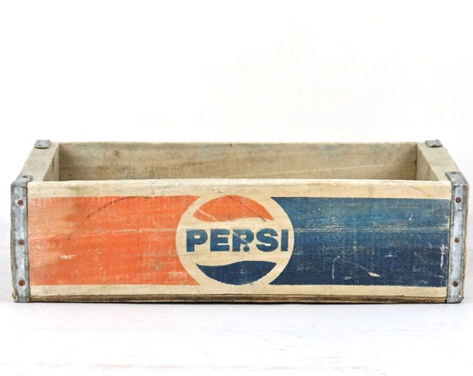 Pepsi Wood Crate Wood Soda Crate Wooden Pop Crate Wood - Etsy