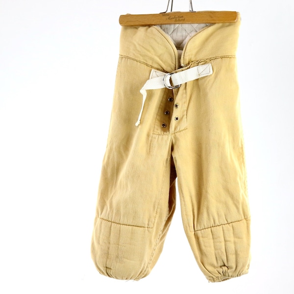 Vintage Boys Football Pants, Vintage Sports Equipment, Boys Room Decor