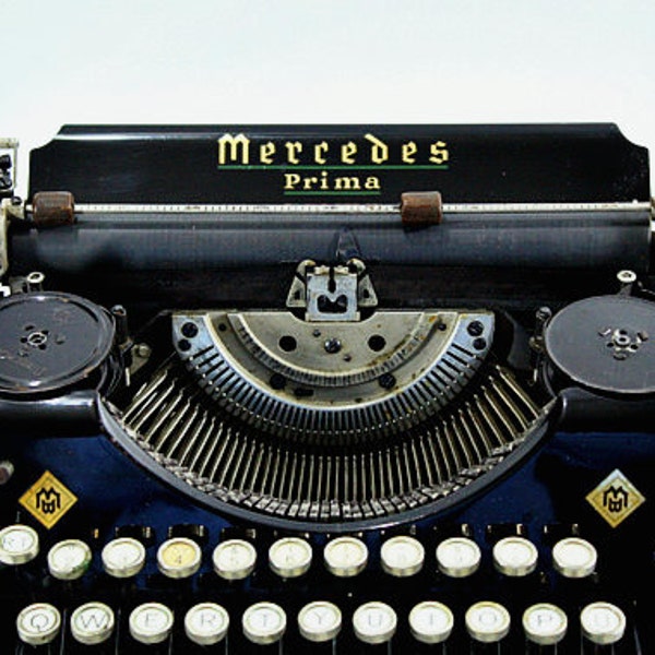 Vintage Mercedes Prima Typewriter Circa 1934
