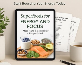 Superalimentos para obtener energía y concentración: cómelos para tener claridad, motivación y energía durante todo el día.