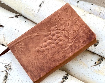Leather Bible Grapevine embossed ESV FREE shipping