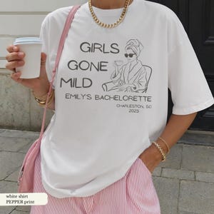 Girls Gone Mild Bachelorette Party Shirts: Girls Night Tee, Pjs and Prosecco Shirt