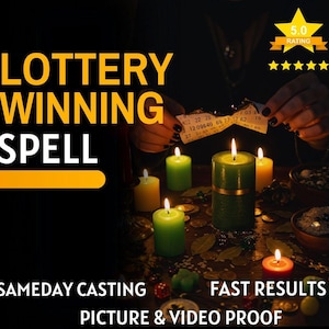 POWERFUL LOTTERY WIN Spell | Lottery Luck | Jackpot Energy | Fast Money | Big Win Magic | Gambling Fortune | Lucky Numbers Boost