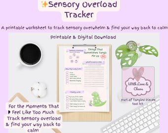 Sensory Overload Tracker | Gentle Awareness Tool for Neurodivergent Brains, ADHD & Autism