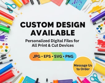 Custom Digital Design Service | Personalized Logo, Portrait, Invitation (Digital Files)